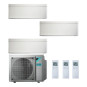 Condizionatore Daikin Stylish Bianco Trial split 9000+9000+9000 btu Inverter R32 3MXM52N A+++/A++ WIFI