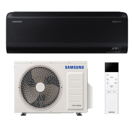 CONDIZIONATORE SAMSUNG WINDFREE BLACK MONOSPLIT 12000 BTU INVERTER R32 A+++ WIFI