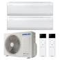 CONDIZIONATORE SAMSUNG WINDFREE ELITE S2 DUAL SPLIT 12000+12000 BTU INVERTER R32 AJ050 A+++ WIFI