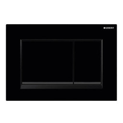 PLACCA DI COMANDO GEBERIT SIGMA 20 NERO LUCIDO 115.883.DW.1