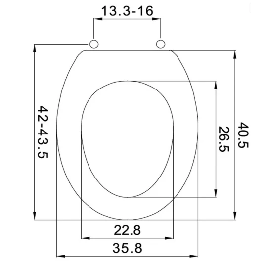 COPRIVASO UNIVERSALE METAFORM AIRBAG CHIUSURA SOFT-CLOSE BIANCO
