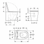 VASO GEBERIT ICON 503.080.00.1 TURBOFLUSH A TERRA CON COPRIVASO