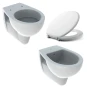 COPPIA SANITARI VASO BIDET E COPRIVASO UNIVERSALE TRADIZIONALE GEBERIT