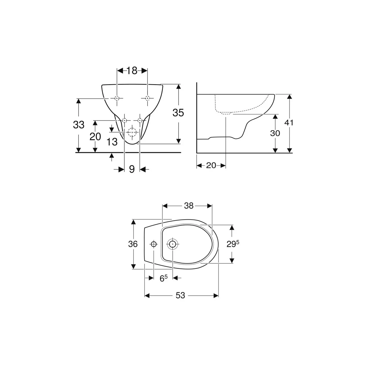 COPPIA SANITARI VASO BIDET E COPRIVASO ORIGINALE TRADIZIONALE GEBERIT