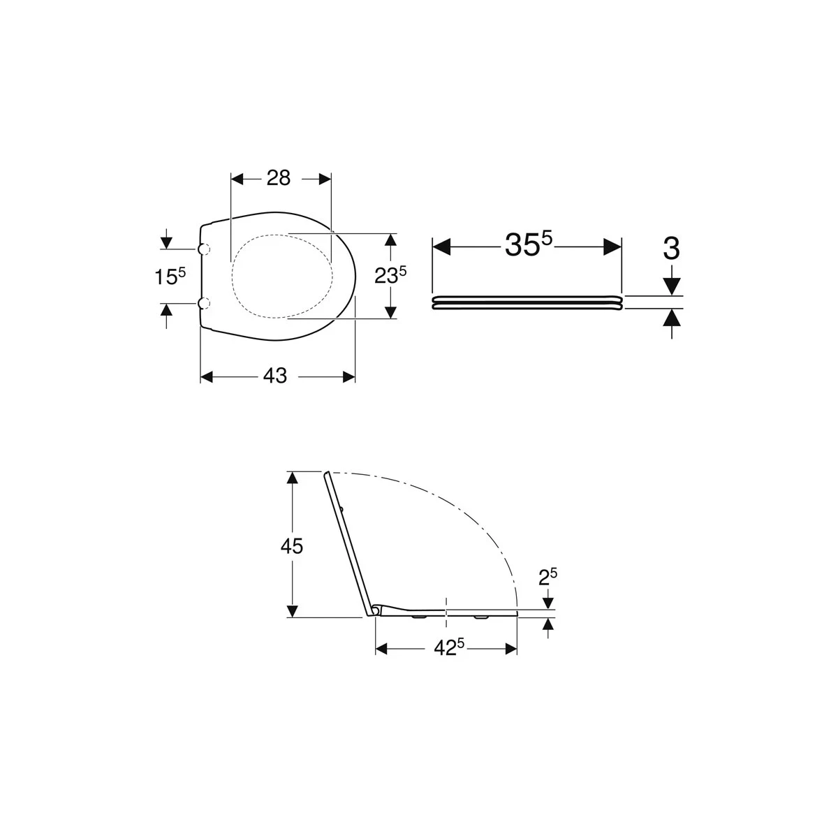 COPPIA SANITARI VASO BIDET E COPRIVASO ORIGINALE TRADIZIONALE GEBERIT