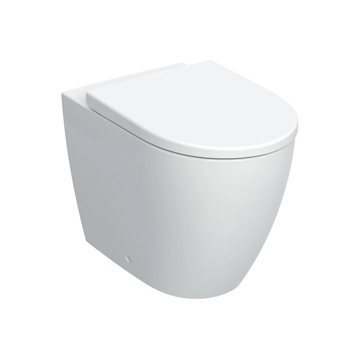 VASO GEBERIT ICON 502.383.00.1 RIMFREE A TERRA CON COPRIVASO SOFTCLOSE