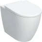VASO GEBERIT ICON 502.383.00.1 RIMFREE A TERRA CON COPRIVASO SOFTCLOSE