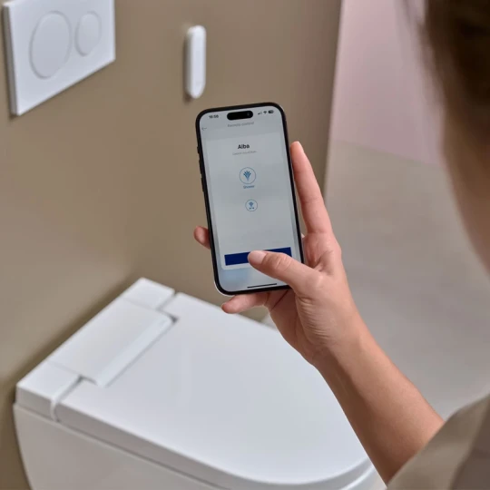 COPPIA SANITARI GEBERIT VASO ALBA COPRIVASO RALLENTATO E BIDET ACANTO