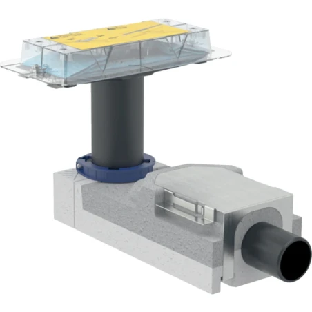 KIT PER MONTAGGIO GREZZO GEBERIT 154.150.00.1 PER CANALETTE CLEANLINE