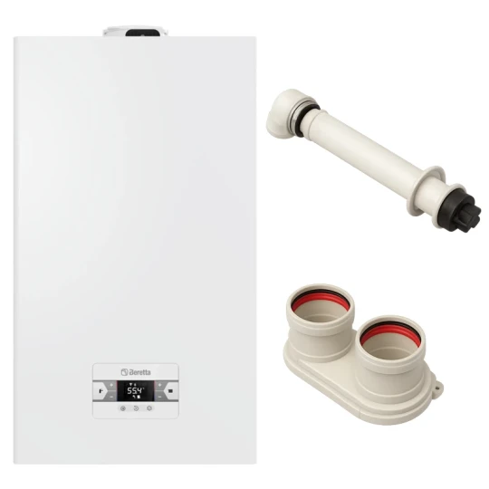 CALDAIA BERETTA BLR 30 C A CONDENSAZIONE 30 KW METANO CON KIT FUMI