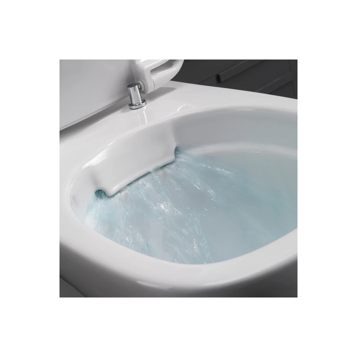 VASO GEBERIT ICON 502.383.00.1 RIMFREE A TERRA CON COPRIVASO SOFTCLOSE