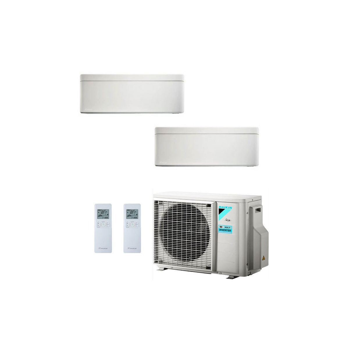 Condizionatore Daikin Stylish Bianco Dual Split 9000+9000 btu Inverter R32 2MXM40M A++/A++ WIFI