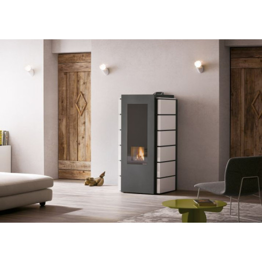 STUFA A PELLET PALAZZETTI ECOFIRE SABINA IDRO 24 KW