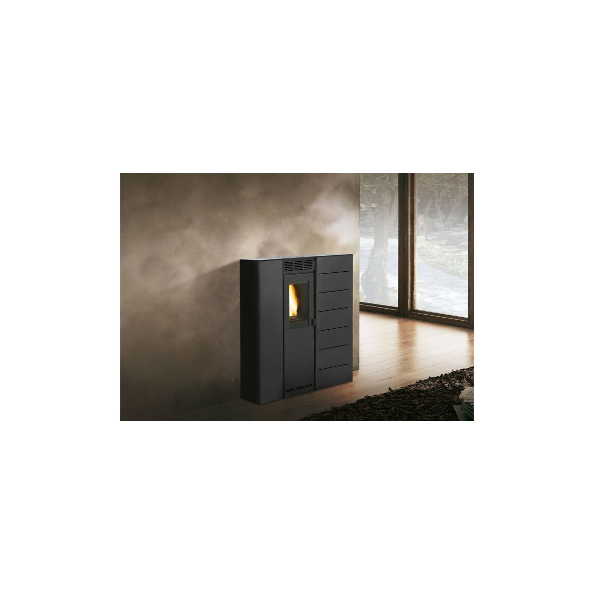 STUFA A PELLET ARIA PALAZZETTI ECOFIRE VIOLETTA 7 KW SALVASPAZIO