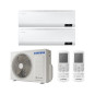 CONDIZIONATORE SAMSUNG CEBU DUAL SPLIT 7000+9000 BTU INVERTER R32 A...