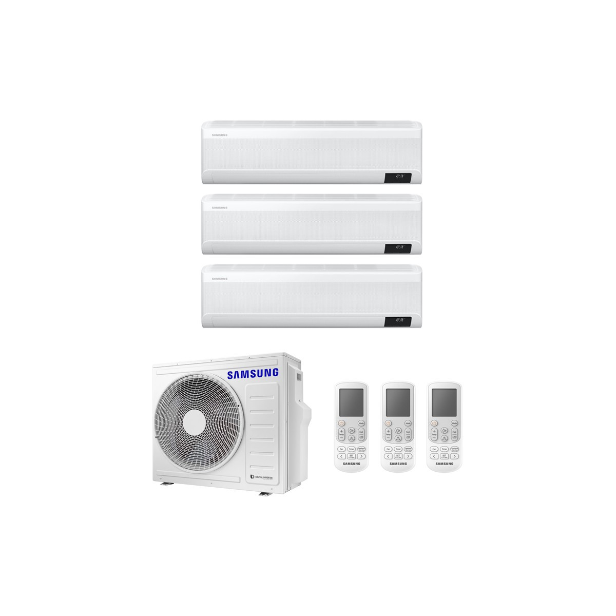 CONDIZIONATORE SAMSUNG WINDFREE AVANT TRIAL SPLIT 9000+9000+18000 B...