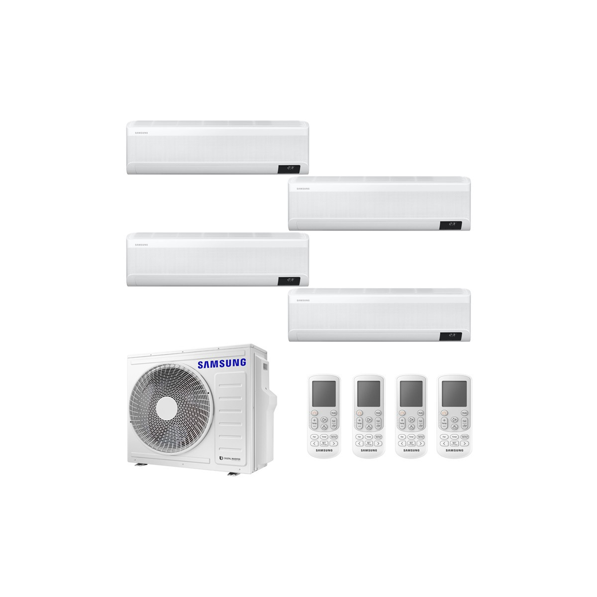 CONDIZIONATORE SAMSUNG WINDFREE AVANT QUADRI SPLIT 7000+7000+9000+1...