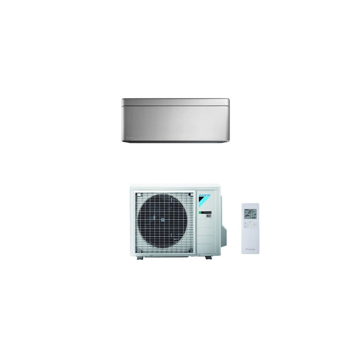 CONDIZIONATORE DAIKIN STYLISH NEW TOTAL SILVER 12000 BTU INVERTER R...