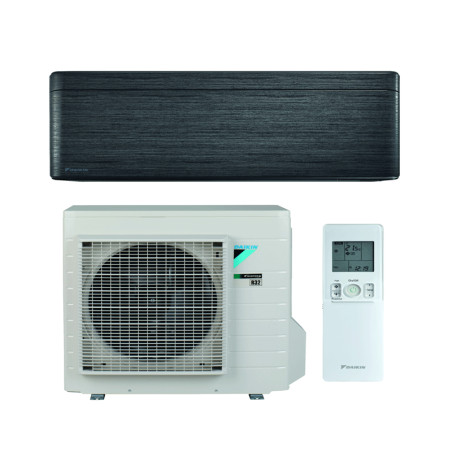 CONDIZIONATORE DAIKIN STYLISH NEW REAL BLACKWOOD 9000 BTU INVERTER ...