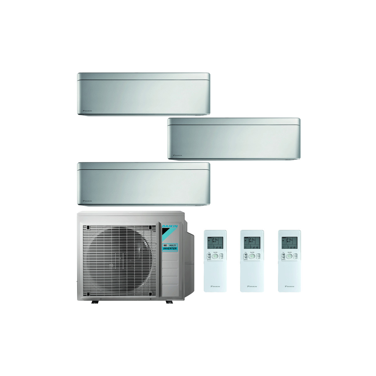 CONDIZIONATORE DAIKIN STYLISH NEW TOTAL SILVER TRIAL SPLIT 7000+700...