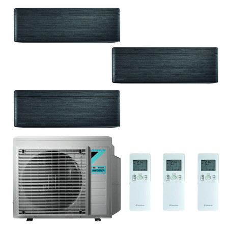 CONDIZIONATORE DAIKIN STYLISH NEW REAL BLACKWOOD TRIAL SPLIT 7000+9...