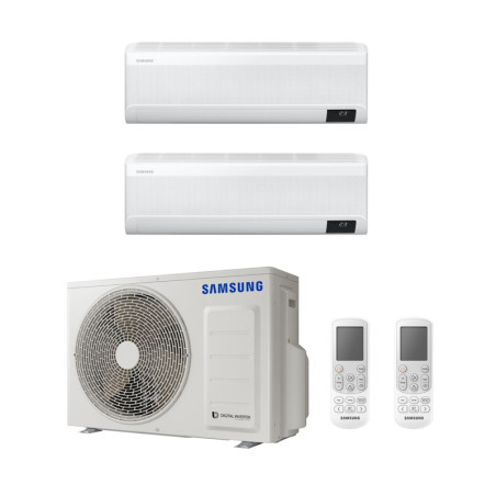 CONDIZIONATORE SAMSUNG WINDFREE AVANT DUAL SPLIT 12000+18000 BTU IN...