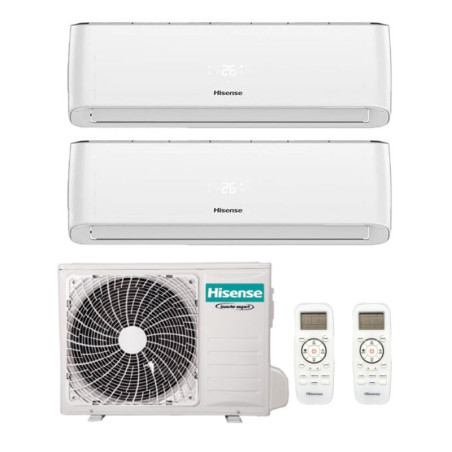 CONDIZIONATORE HISENSE ENERGY PRO DUAL SPLIT 9000+9000 BTU INVERTER...