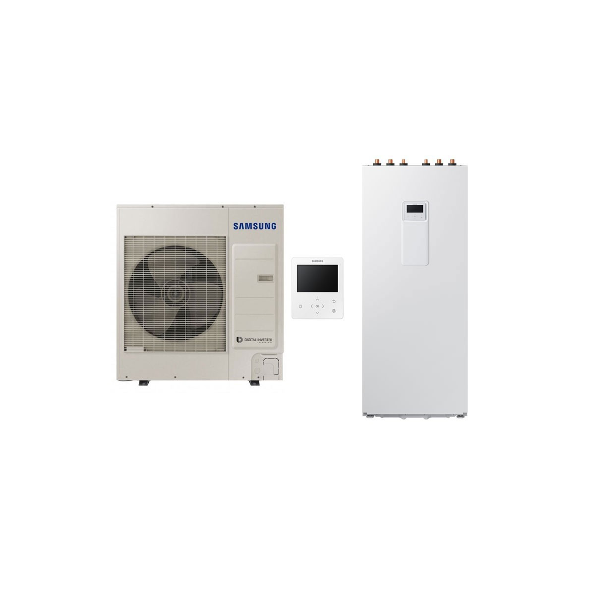 POMPA DI CALORE SAMSUNG EHS CLIMATE HUB AE080RXYDEG + AE260RNWMEG INVERTER R32 A+++