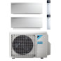 CONDIZIONATORE DAIKIN EMURA BIANCO DUAL SPLIT 7000+7000 BTU INVERTE...