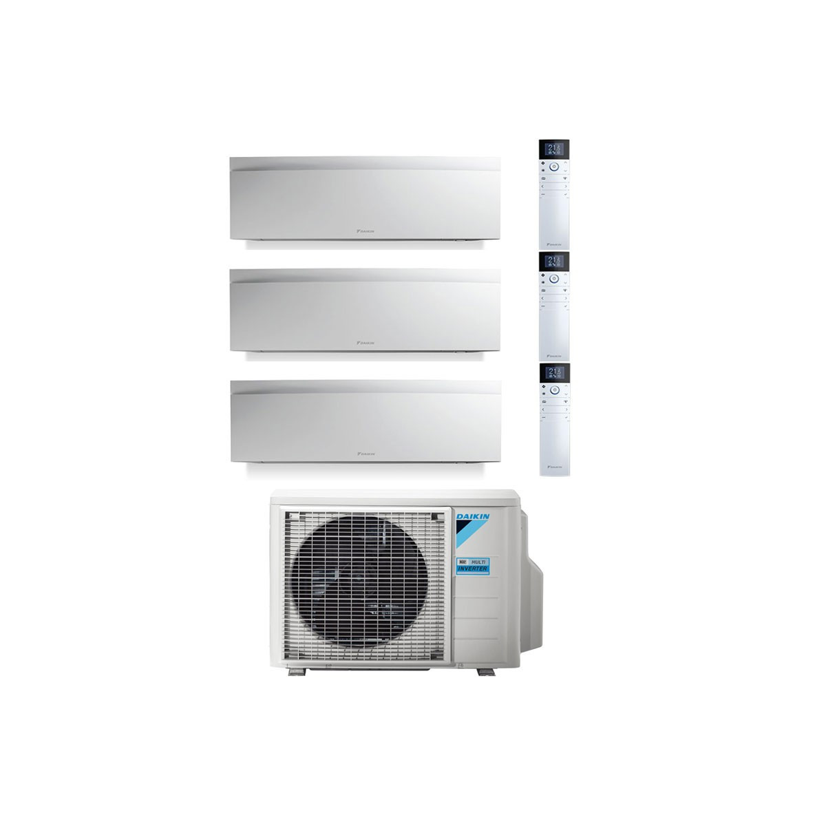 CONDIZIONATORE DAIKIN EMURA BIANCO TRIAL SPLIT 7000+7000+9000 BTU I...