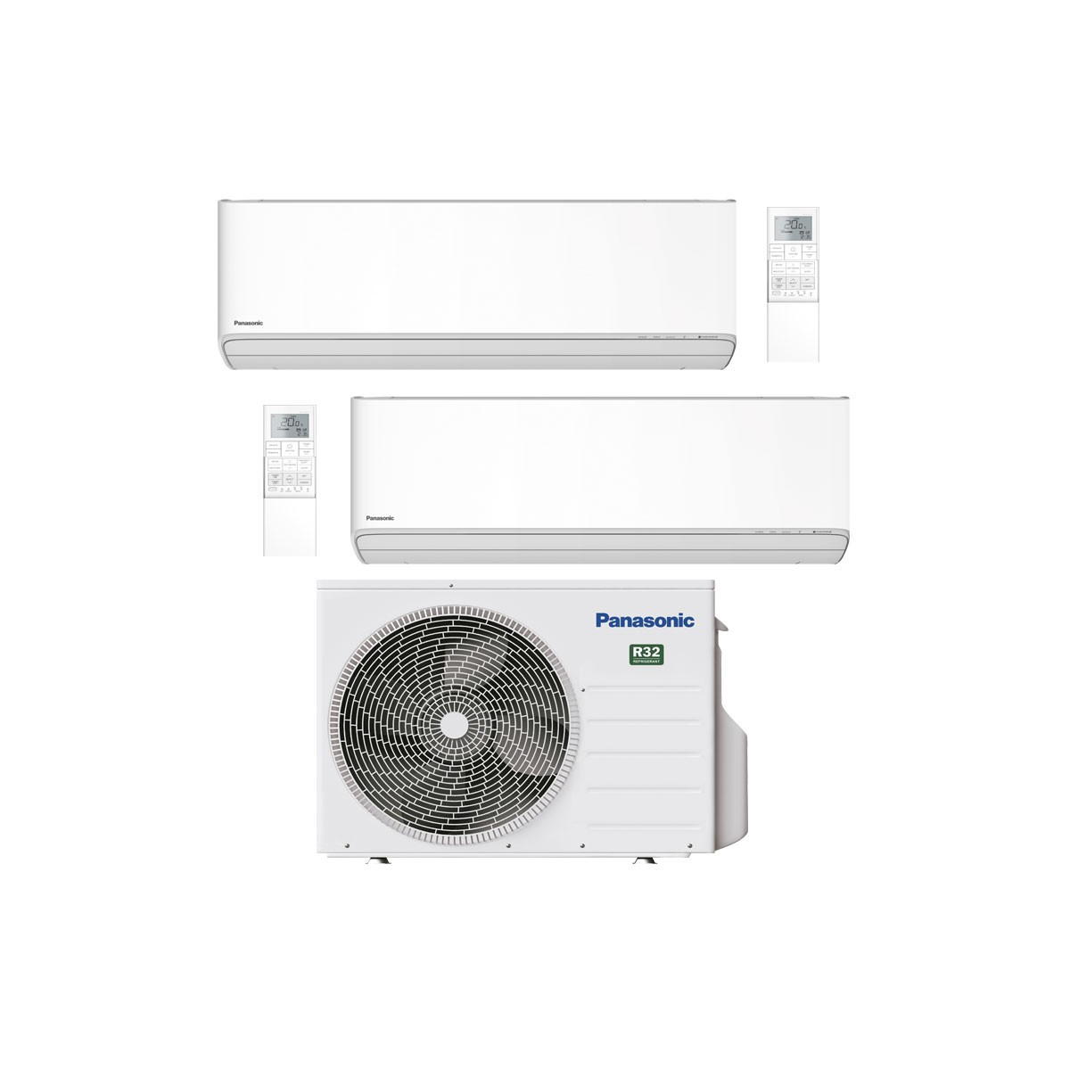 CONDIZIONATORE PANASONIC ETHEREA Z DUAL SPLIT 9000+15000 BTU INVERT...