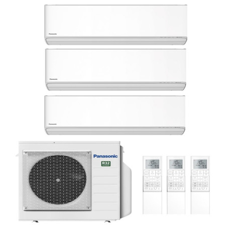 CONDIZIONATORE PANASONIC ETHEREA Z TRIAL SPLIT 7000+9000+9000 BTU I...