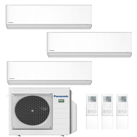 CONDIZIONATORE PANASONIC ETHEREA Z TRIAL SPLIT 7000+7000+7000 BTU I...