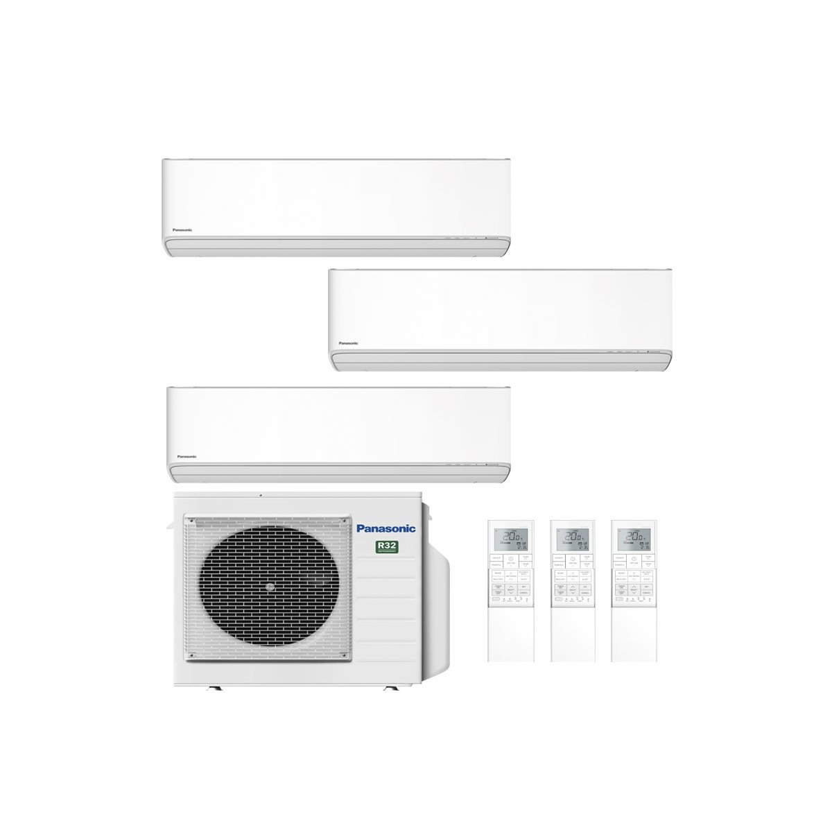 CONDIZIONATORE PANASONIC ETHEREA Z TRIAL SPLIT 7000+7000+7000 BTU I...