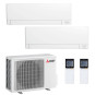 CONDIZIONATORE MITSUBISHI MSZ-AY DUAL SPLIT 9000+12000 BTU INVERTER R32 MXZ-2F53VF A+++ WIFI