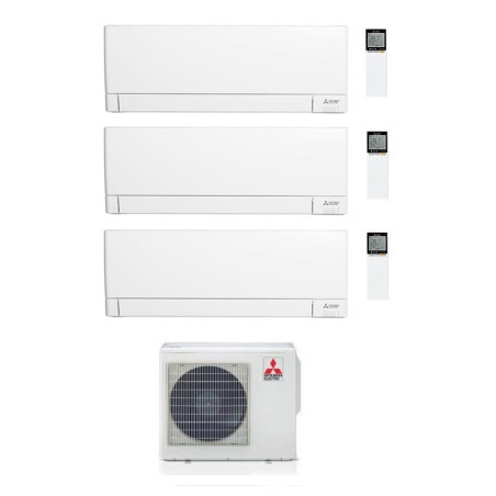 CONDIZIONATORE MITSUBISHI MSZ-AY TRIAL SPLIT 9000+9000+15000 BTU INVERTER R32 MXZ-3F54VF A+++ WIFI