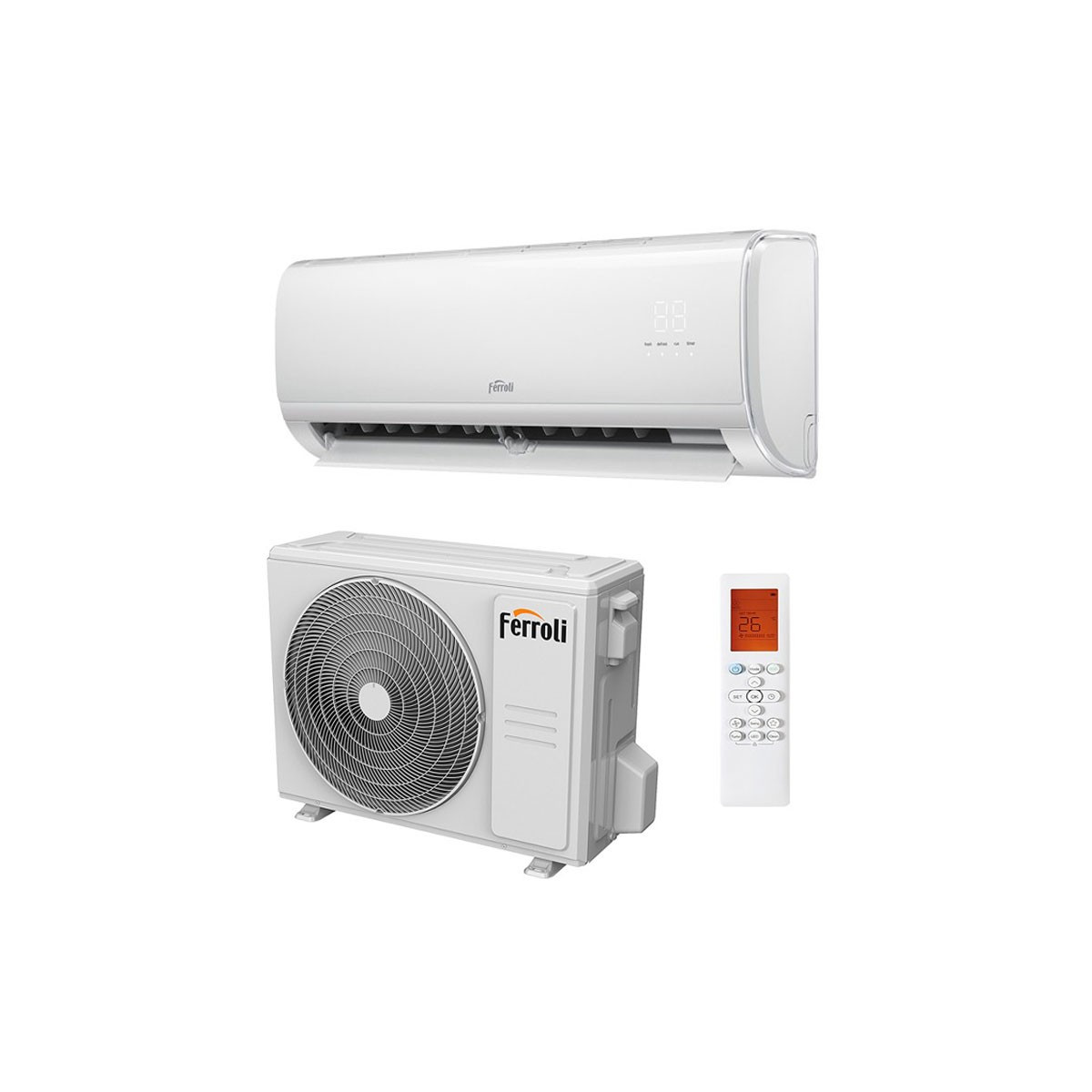 CONDIZIONATORE FERROLI GIADA S MONOSPLIT 18000 BTU INVERTER R32 A++...