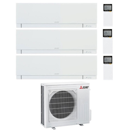 CONDIZIONATORE MITSUBISHI KIRIGAMINE ZEN TRIAL SPLIT 7000+7000+7000 BTU INVERTER R32 MXZ-3F54VF A+++ WIFI