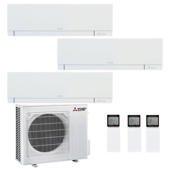 CONDIZIONATORE MITSUBISHI KIRIGAMINE ZEN TRIAL SPLIT 7000+9000+15000 BTU INVERTER R32 MXZ-3F68VF A++ WIFI