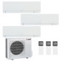 CONDIZIONATORE MITSUBISHI KIRIGAMINE ZEN TRIAL SPLIT 9000+12000+12000 BTU INVERTER R32 MXZ-3F68VF A++ WIFI