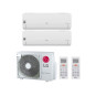 CONDIZIONATORE LG LIBERO SMART DUAL SPLIT 7000+7000 BTU INVERTER R3...