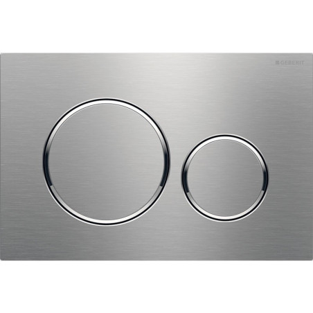 PLACCA DI COMANDO GEBERIT SIGMA 20 ACCIAIO INOX SPAZZOLATO 115.882.SN.1