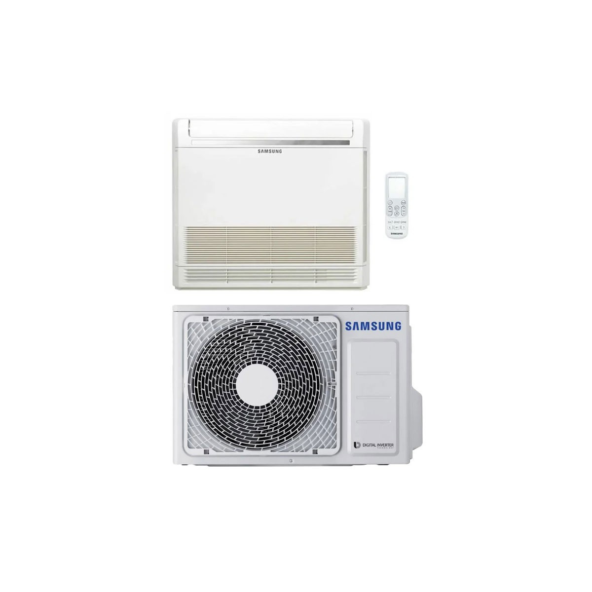 CONDIZIONATORE SAMSUNG CONSOLE A PAVIMENTO MONOSPLIT 12000 BTU INVE...