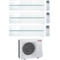 CONDIZIONATORE MITSUBISHI KIRIGAMINE STYLE BIANCO TRIAL SPLIT 9000+9000+9000 BTU INVERTER R32 MXZ-3F54VF A+++ WIFI