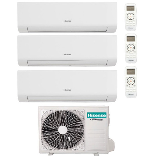 CONDIZIONATORE HISENSE ENERGY ULTRA TRIAL SPLIT 12000+12000+12000 B...