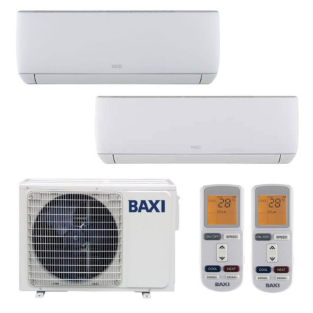 CONDIZIONATORE BAXI ASTRA DUAL SPLIT 9000+12000 BTU INVERTER R32 LS...