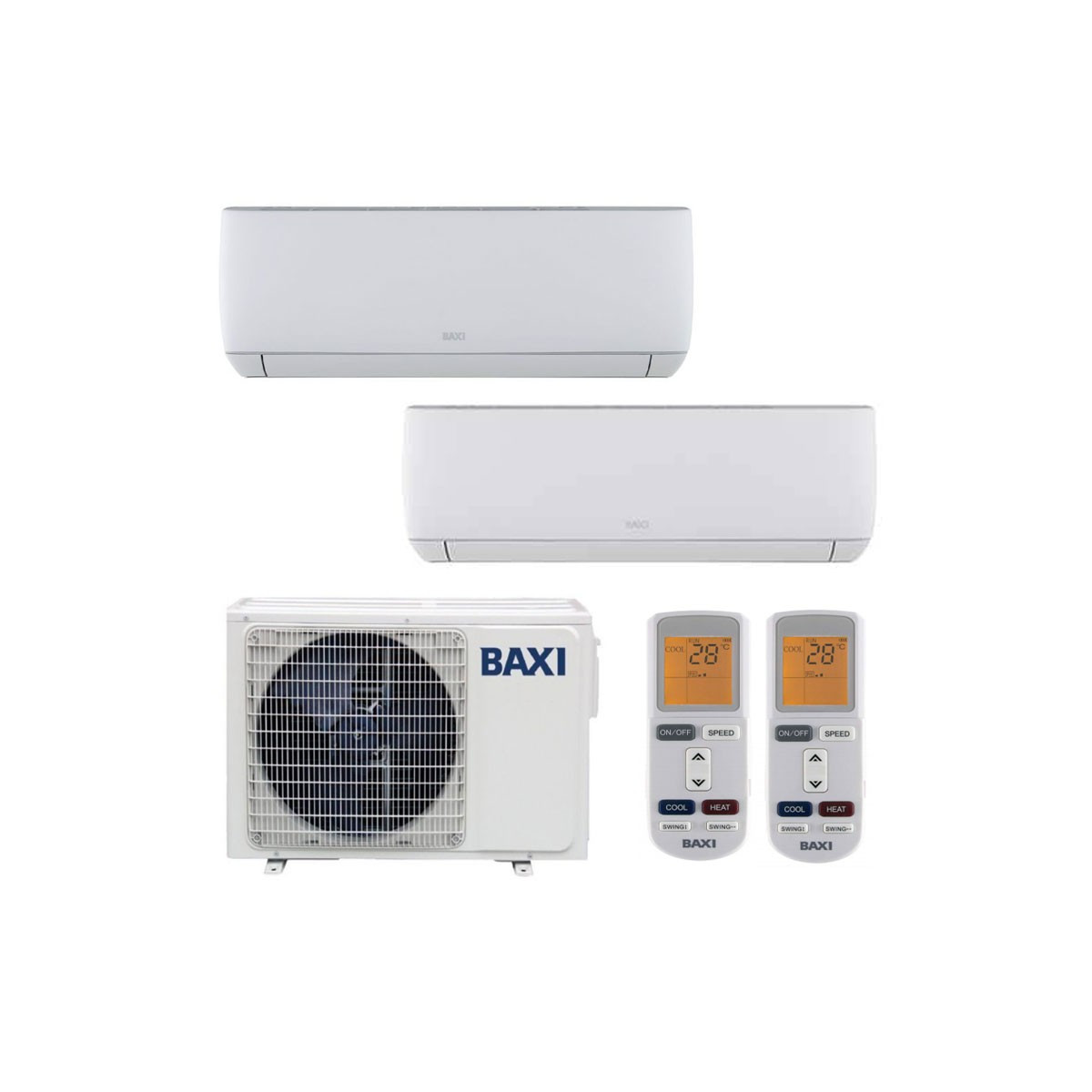 CONDIZIONATORE BAXI ASTRA DUAL SPLIT 9000+12000 BTU INVERTER R32 LS...