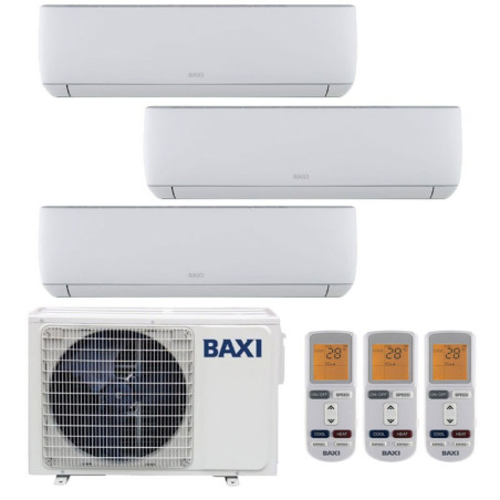 CONDIZIONATORE BAXI ASTRA TRIAL SPLIT 9000+9000+12000 BTU INVERTER ...