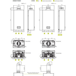 Scaldabagno istantaneo a camera aperta Beretta Fonte LX 11 litri a met