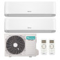 CONDIZIONATORE HISENSE ENERGY PRO PLUS DUAL SPLIT 9000+9000 BTU INV...